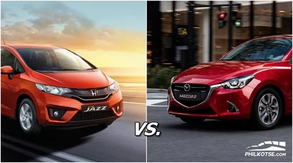 honda jazz vs mazda 2