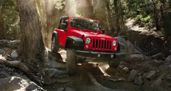 Jeep Wrangler angular front