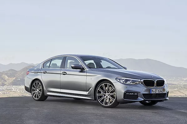 BMW 5 Series angular front
