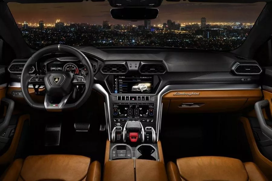 Lamborghini Urus interior view