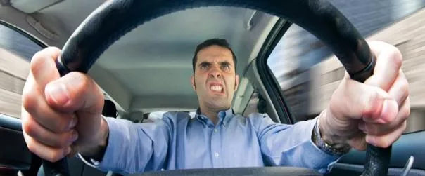 An angry driver
