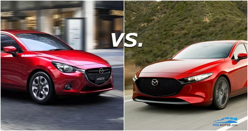 Mazda 3 vs Mazda 2 Comparison