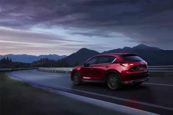 Mazda CX-5 2018 on the road