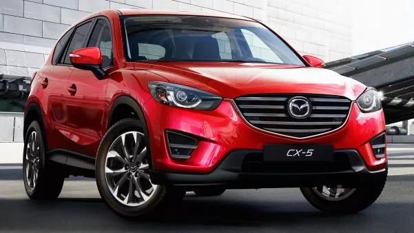 angular front of the Mazda CX-5