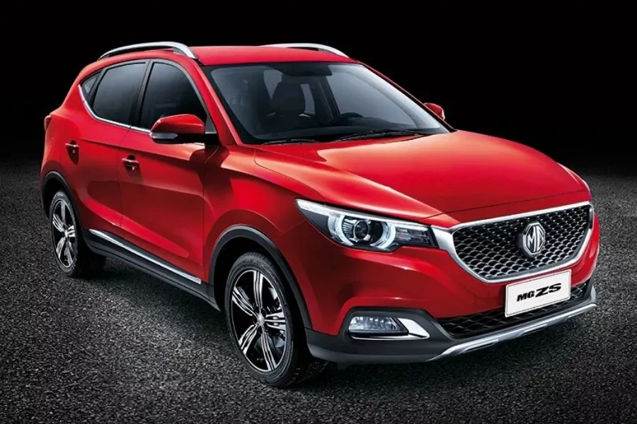 A picture of the MG ZS crossover