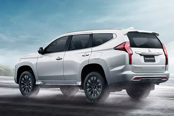 A picture of the rear of the 2019 Mitsubishi Montero Sport