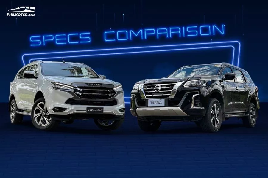 The Isuzu mu-X and Nissan TErra head to head