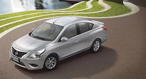 The entry-level Nissan Almera 1.2 MT 2019 is priced at P657,000 and has a monthly payment of P11,215 Nissan Almera 2018 angular front