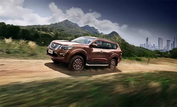 Nissan Terra 2018 on the road