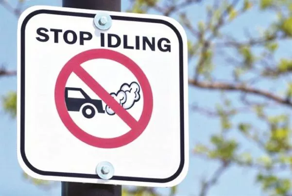 no idling sign