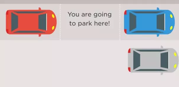 Make sure your car is parallel to and 0.6 – 1 m from the side of the parked vehicle parallel parking 1