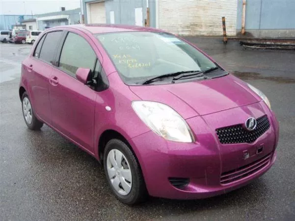 a pink car