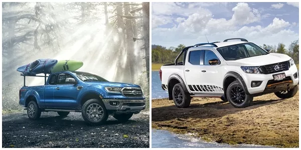 Ranger vs Navara exterior