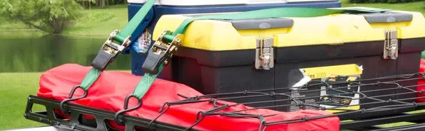 Solid bungee cords and ratchet straps are actually not lavish Loads are fixed by ratchet straps