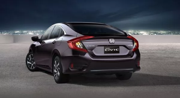 Honda Civic 2018 rear view