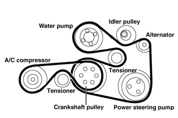 How belt path works