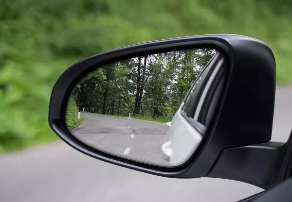 car left side mirror