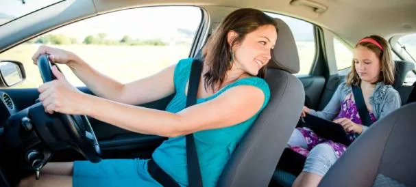 Both driver and passengers are forced to fastened seat belts in the car Wearing seat belts in car