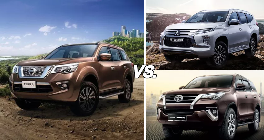 Nissan Terra vs Fortuner vs Montero