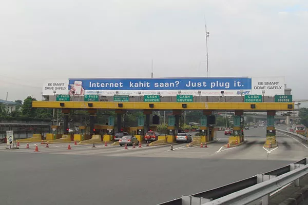 Toll gate in the philippines