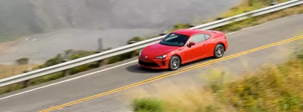 Toyota 86 2018 on the road