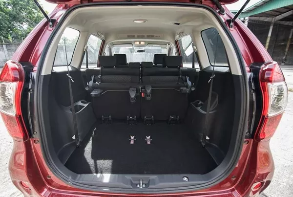 Toyota Avanza 2018 cargo trunk