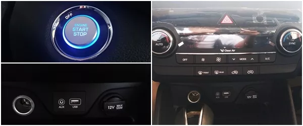 dashboard details on the 2018 hyundai tucson