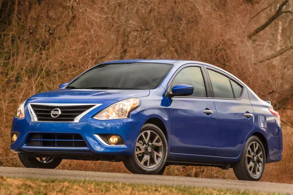 Nissan Versa sedan angular front