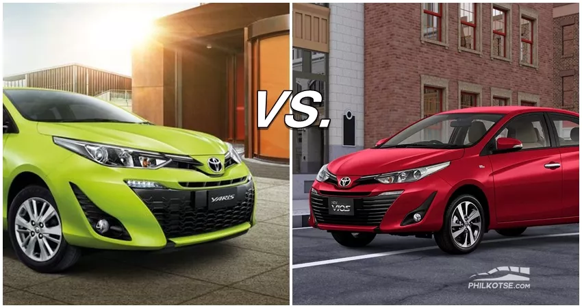 Toyota Vios vs Toyota Yaris